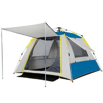 China 210D Oxford Cloth Waterproof Family Tent 2-4 Person With Top Rainfly for sale