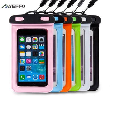 China Floating IPX8 PVC Waterproof Phone Case 6.9 Inch Touch Sensitive for sale