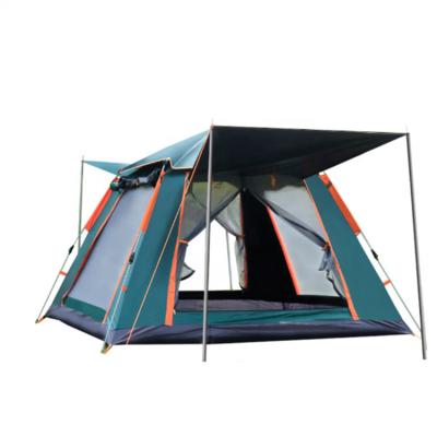 China Water Resistant Double Layer Camping Tent Fiberglass Pole 2 To 3 Person Tent for sale