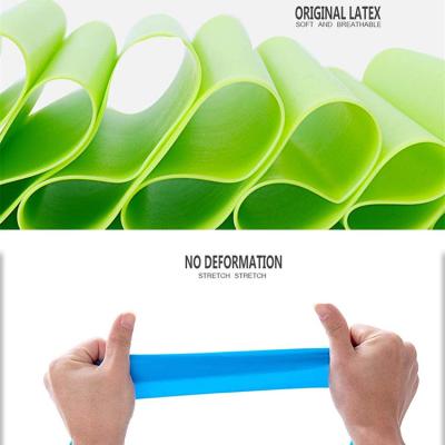 China Durable TPE Stretching Resistance Band 75g 100g 130g high elasticity softness for sale