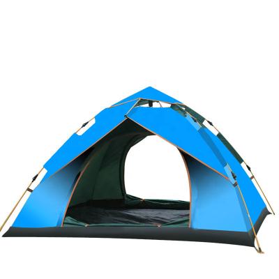 China Instant 210 Oxford cloth Folding Camping Tent 3-4 Person 210*150*125cm For Hiking for sale