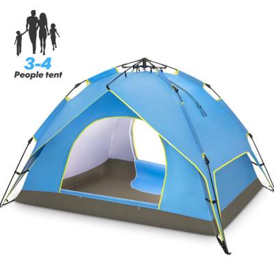 Chine Installation facile imperméable d'unité centrale de la tente de camping de famille de double couche 210D Oxford à vendre