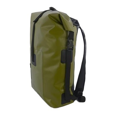 China Floating 28L Waterproof Mountaineering Backpack With Exterior Zipper Pocket for sale