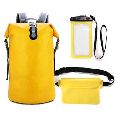 China SGS Three Piece Waterproof Dry Bag Set For Mountaineering for sale