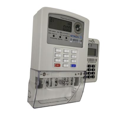 China Split Keypad Prepaid Single Phase Electricity Meter with CIU for sale