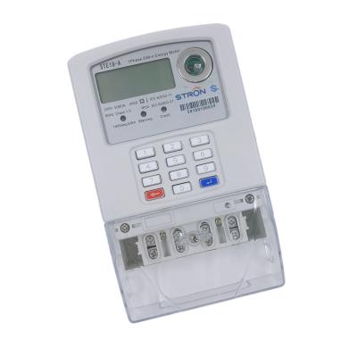 China IP54 50HZ Smart Prepaid Electricity Meter Single Phase With STS Standard for sale
