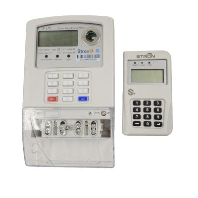 China ISO14001 Smart Prepaid Electricity Meter , 5A Prepaid Utility Meter for sale