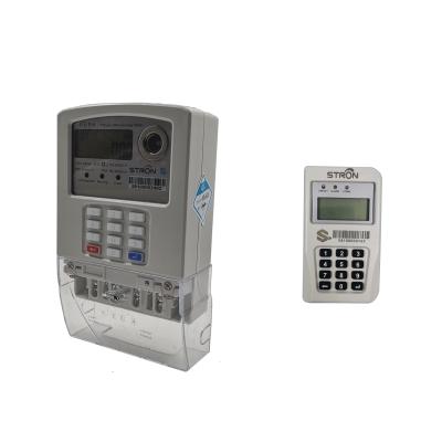 China 1000imp/KWh Single Phase Prepaid Energy Meter , 230V Recharger Prepaid Meter for sale