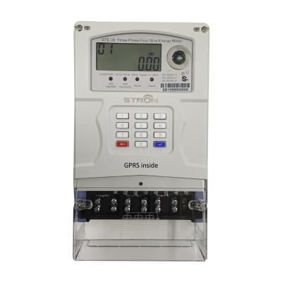 China GPRS Three Phase 3×230V Smart Electricity Meter For TOU Tariff for sale