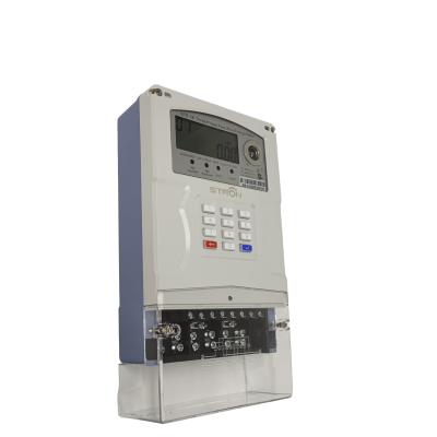 China 400imp/KWh Three Phase Electricity Meter , 100A Digital Kwh Meter 3 Phase for sale