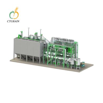 China Wheat 500 Ton Flour Mill Plant Machine 25 t/24h Water Consumption for sale