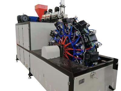 China Automatic 12 Molds Rotary Blow Molding Machine 6000pcs/H Product Volume 90ml for sale