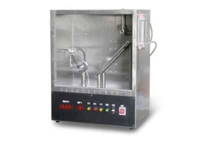 China Manual Ignition Textile Testing Equipment  / 45°  Flammability Test Apparatus for sale