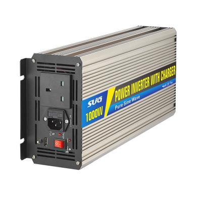China High Frequency Grid First 1000W Pure Sine Wave Charger Inverter for sale