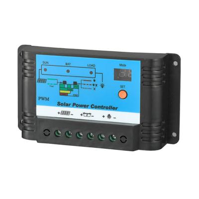 China 24V 10A PWM Solar Charge Controller For Lithium Battery for sale