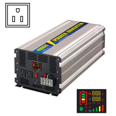 China 4000W High Frequency Power Inverter 12V Input With Digital Display for sale