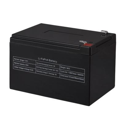 China 12.8V 12ah AA Cell Solar Lithium Storage Battery IP65 Overcurrent Protection for sale