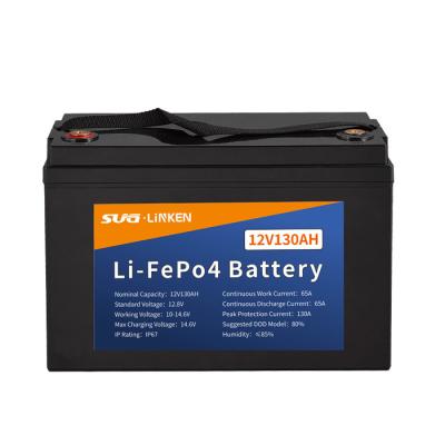 China 12v Lifepo4 Lithium Storage Battery 130ah For Solar System for sale