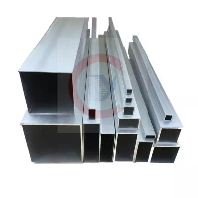China ISO9001 Powder Coated Aluminium Box Section 7050 Alu Square Tube for sale