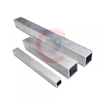 China 6A02 Aluminum Square Tube Section 0.5mm Wall Thickness Mill Finished for sale