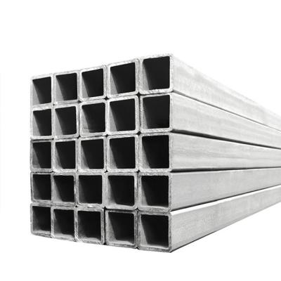 China 40x40 Aluminum Alloy Square Tube 6063 Silver For Buildings for sale