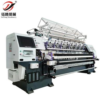 China Computerized Quilting Embroidery Machine Bed Cover Making Machine Multi Needle Shuttle Quilting Machine for sale