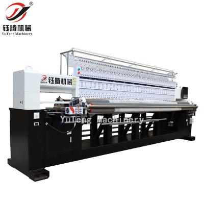 China Máquina de bordado de colchas informatizadas industriales con roscado automático en venta