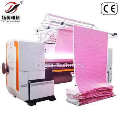 China PLC Computerised Lock Stitch Quilting Machine For Bed Sheet Making for sale