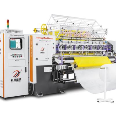 China High Speed Computerized Multi Needle Quilting Machine With 2 Head Multifunctional for sale