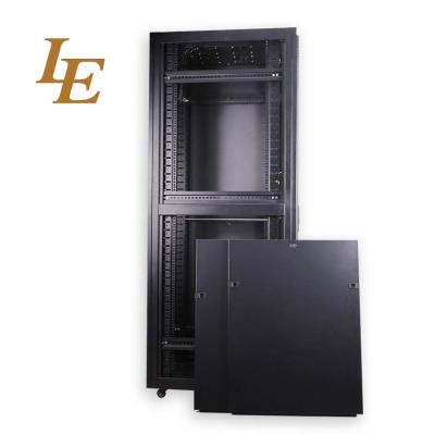 China LE Server Rack Network Cabinet Free Standing Cabinet 19Inch 42U Glass Door Rack 800*1000MM for sale