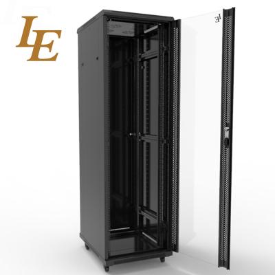 China Cold Rolled Steel Server Rack Cabinet For Organized Cable Management And Ral9005 Color for sale