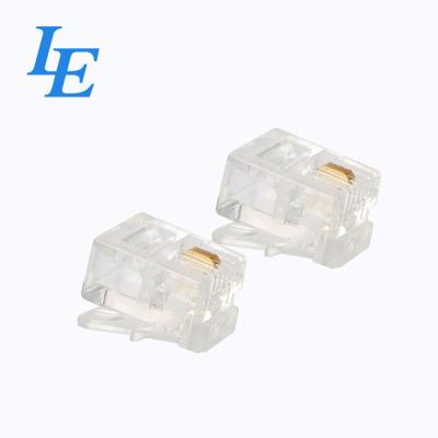 China LE-G006 Network Modular Plug Rated Voltage 30V With Holes At The End for sale