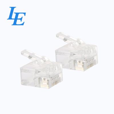 China Conector Cat6, corriente clasificada 16A Rj45 de LE-G007 Rj45 a través del conector en venta