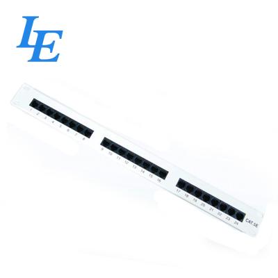 China ABS Cat5e Network Patch Panel With Entire High - Carbon Steel Outer Frame for sale