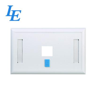 China F041 Cable Internet Wall Socket , Flush - Mount Network Cable Faceplate for sale