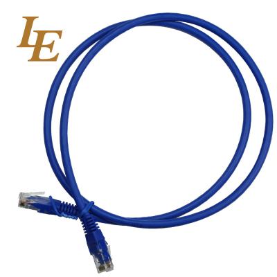 China Deep Blue Network Patch Cord With Al - Foil Shielding 0.5 / 1 /2 / 3 / 5m Optional for sale