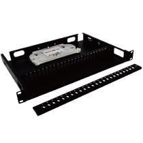 China 8 Port Fiber Optic Patch Panel Rack Mounted Convenient To Install / Dismantle for sale