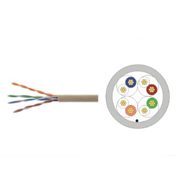 Chine U / UTP a coloré le câble du chat 5, UL de câble de réseau de LAN d'Ethernet de veste de PVC approuvée à vendre