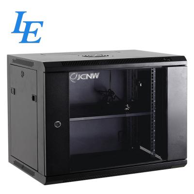 China Small Server Rack Cabinet 9U 19 Inch Wall Mount Network Data Cabinet CE / ISO for sale
