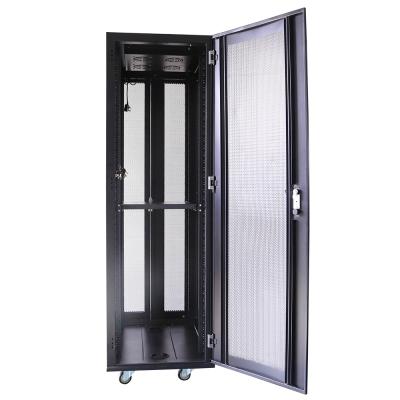 China SC Data Network Cabinet Mobile Floor Mount Network Rack With Perforated Door for sale