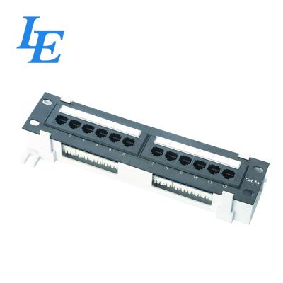 China Wall Mount Type CAT5e CAT6 Ethernet Patch Panel for sale
