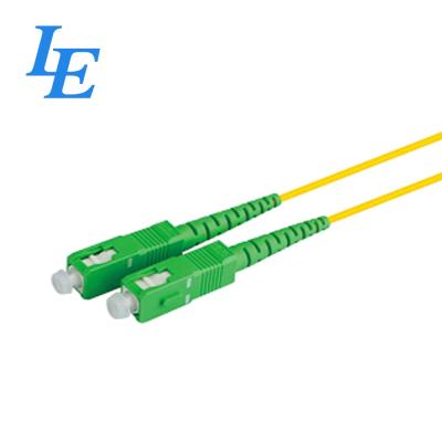 China Cordón de remiendo del modo de la fibra óptica multi del SC/del SC FTTH APC en venta