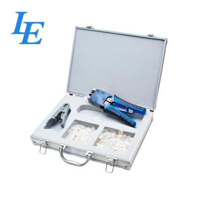 China Cat6A Network Tool Set With Crimper And Stripper Tools for sale