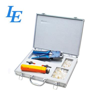 China Cat6A Networking Tool Kit With Crimper And Pdtool Tools for sale