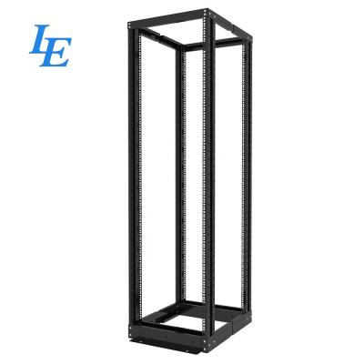 China 18U 47U 19 Inch Office Open Frame Rack Cabinet With Plinth for sale