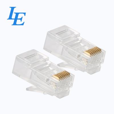 China 50U Connector Unshielded RJ45 Cat6 Plug For Network for sale