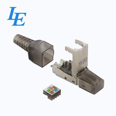 China Ce Rj45 Cat6a Ftp Toolless Network Modular Plug 26AWG for sale