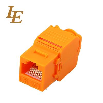 China K055 Cat6 Cat6A Network Keystone Jack Unshielded RJ45 Toolless for sale