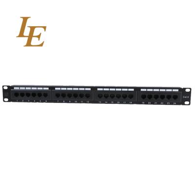 China 1u Ftp Cat6 Ethernet Krone Idc Patch Panel 48 Ports Cable Management for sale