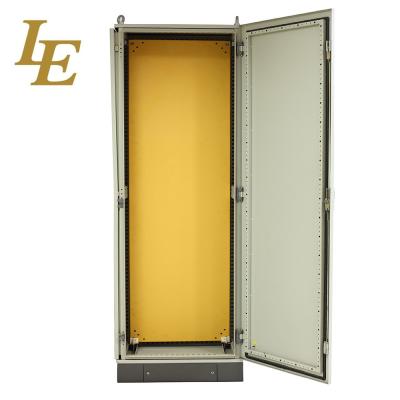 China Cold Rolled Steel Network Enclosure Cabinet Floor Standing IP55 600 - 1200mm Width for sale
